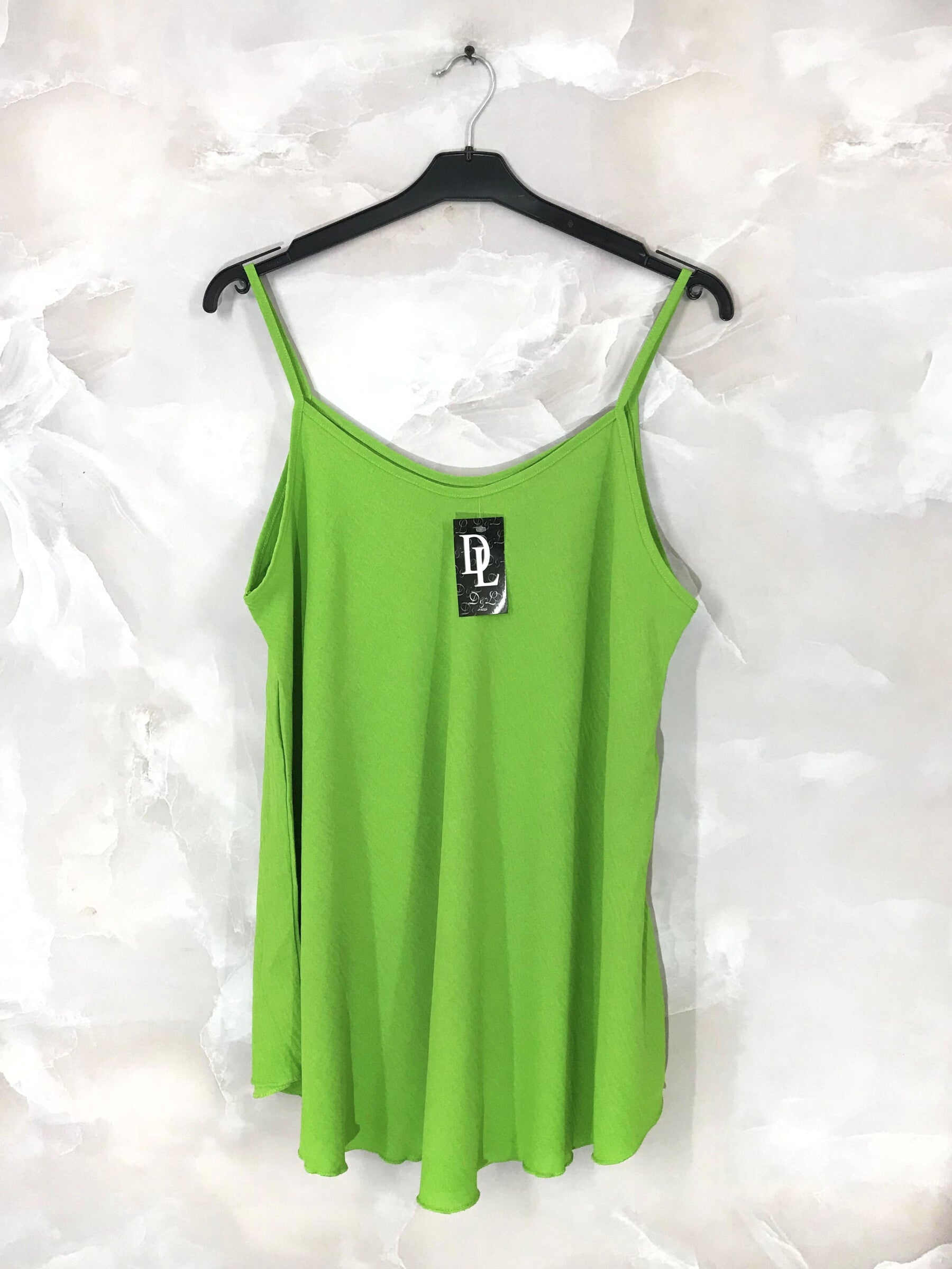 Plus Size Uni flared tank top T38 to T50