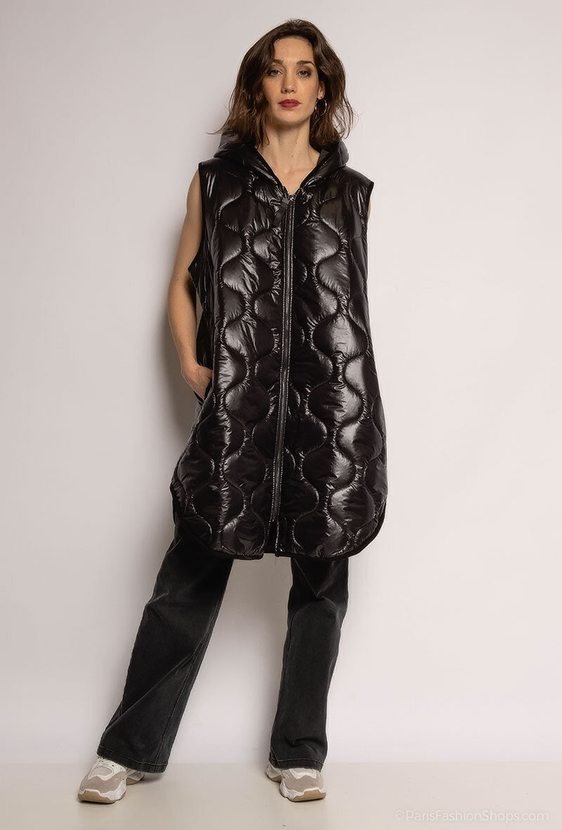 Plus Size Ärm- och Oversized Utejacka