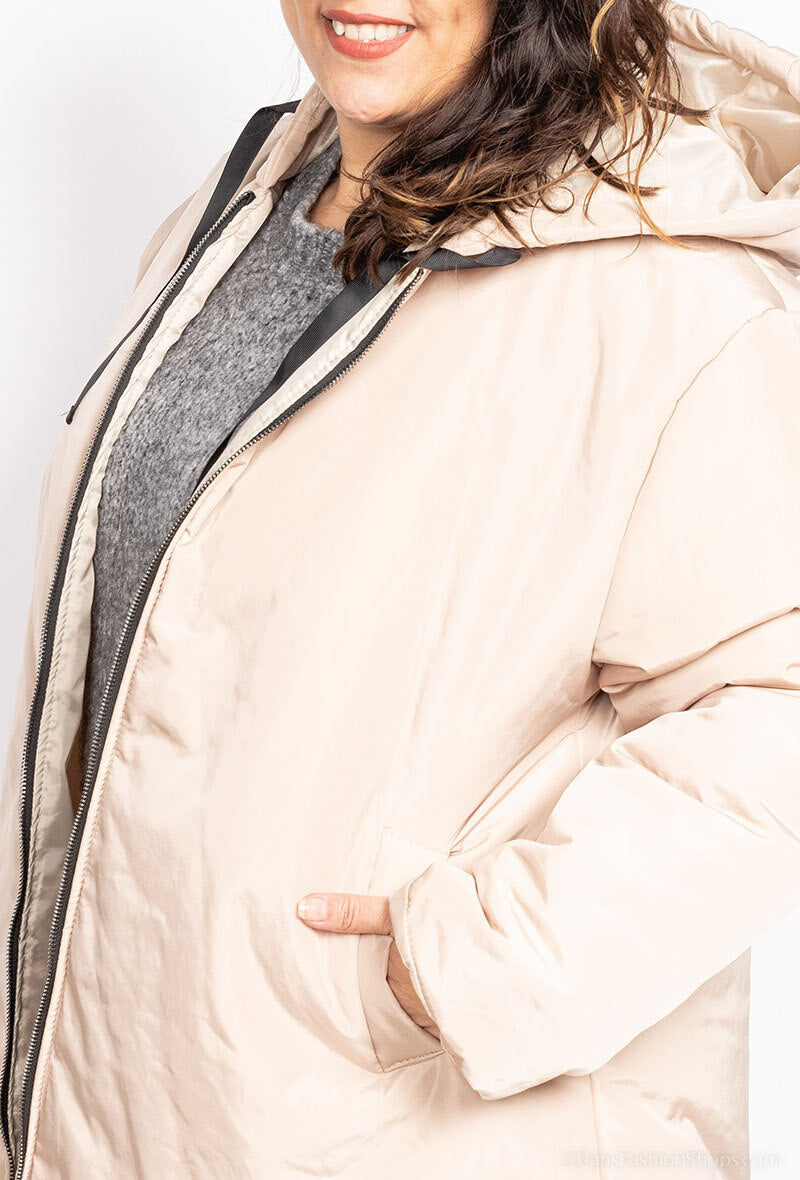 Plus Size Coat för Stiliga Damer