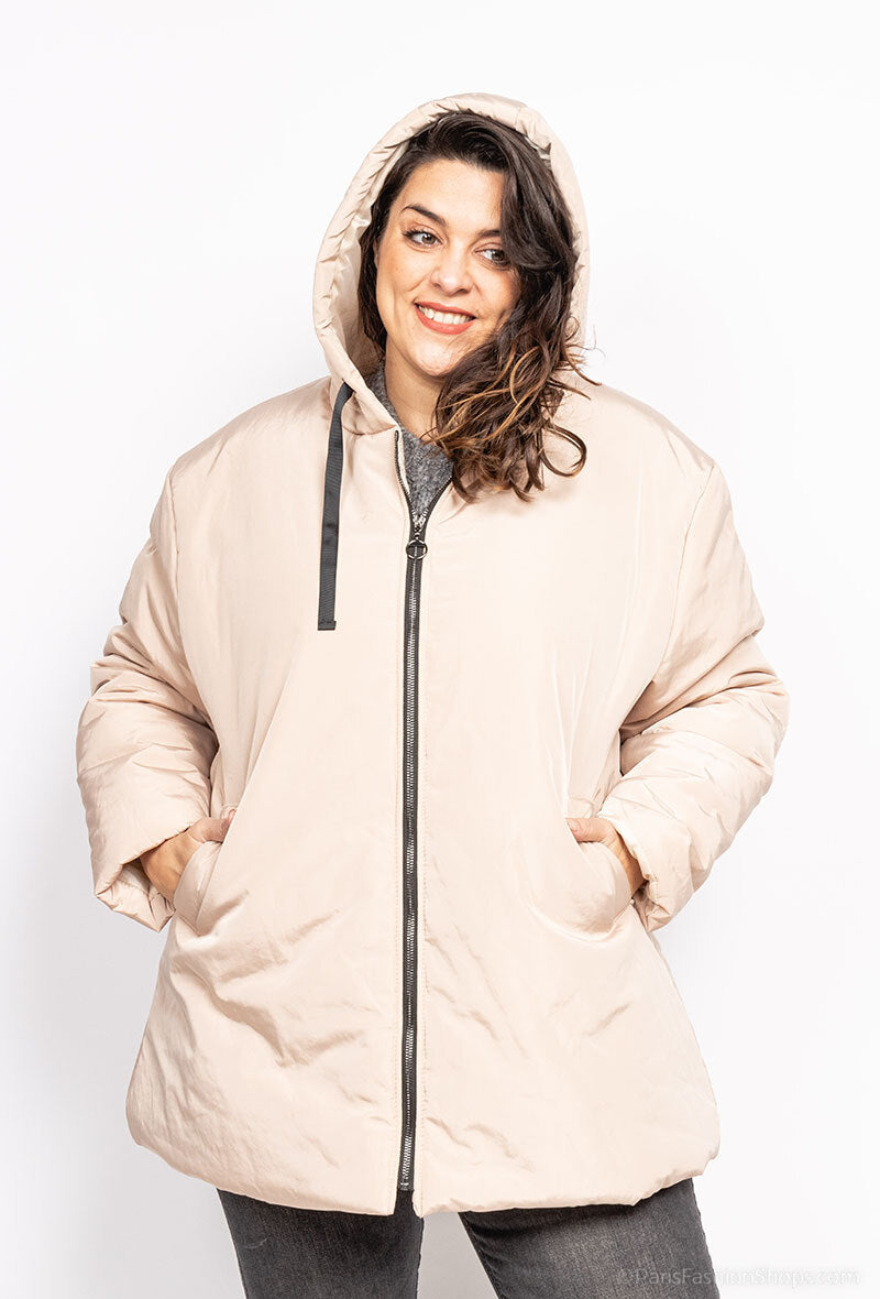 Plus Size Coat för Stiliga Damer