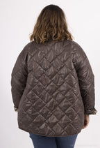 Plus Size Puffy Jacket för Kvinnor