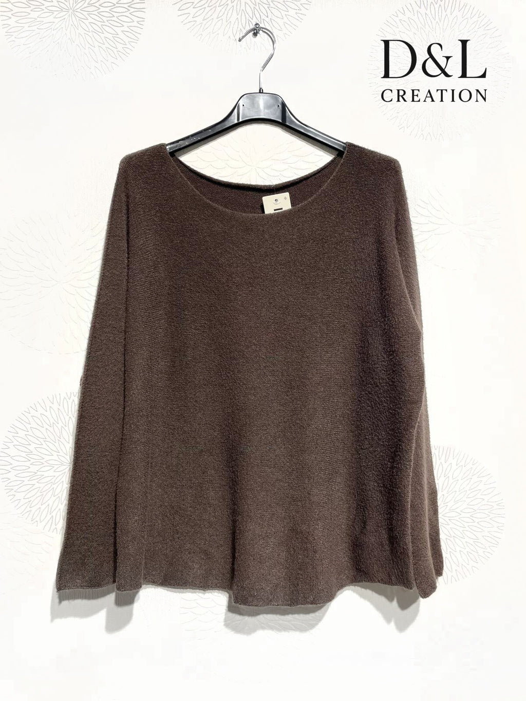 Solid Stretch Knit Set i Stor Storlek