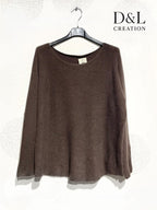 Solid Stretch Knit Set i Stor Storlek