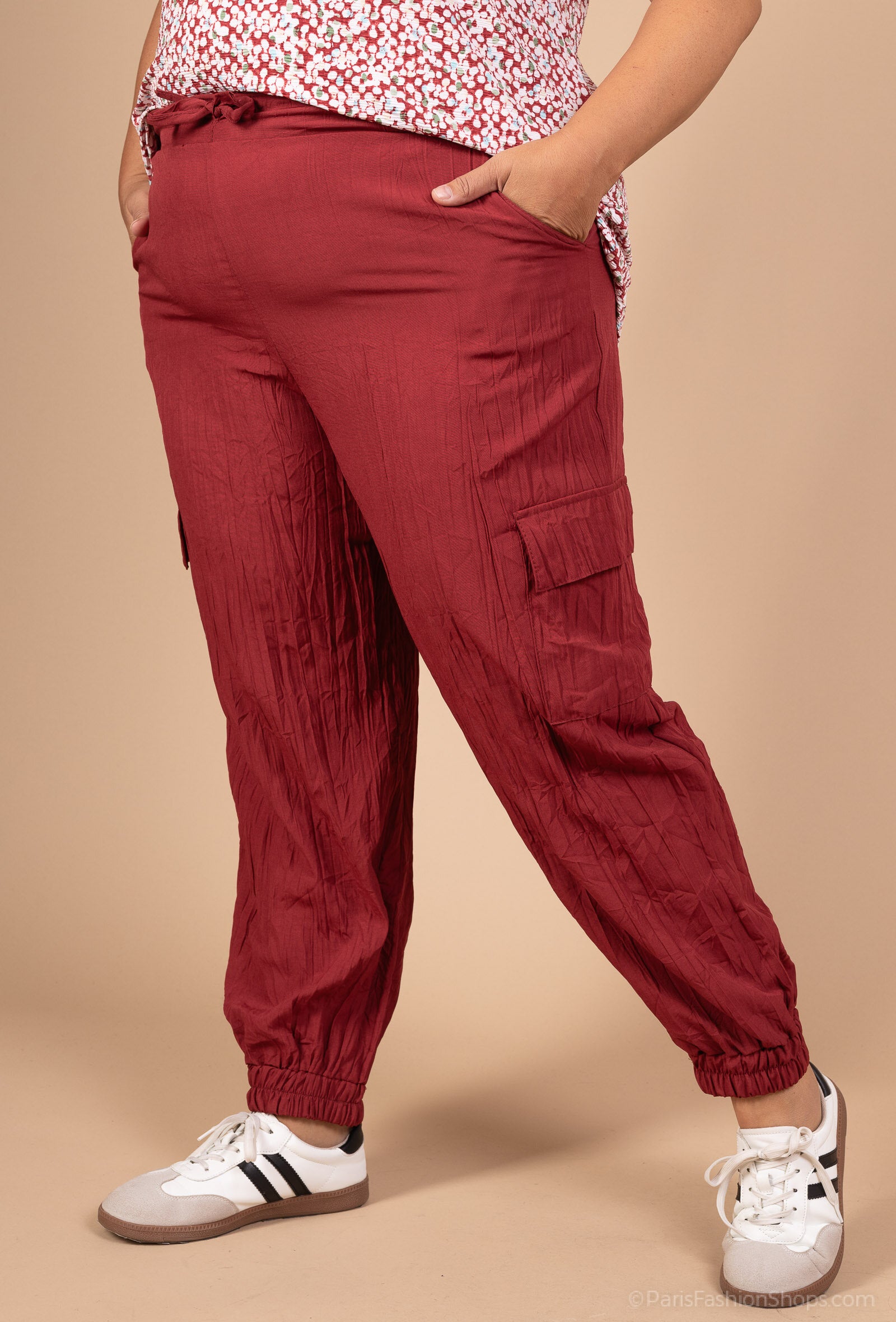 Plus Size Tunic och Byxor Set