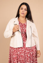 Plus Size Jacka och Klänning Set