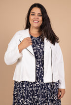 Plus Size Jacka och Klänning Set