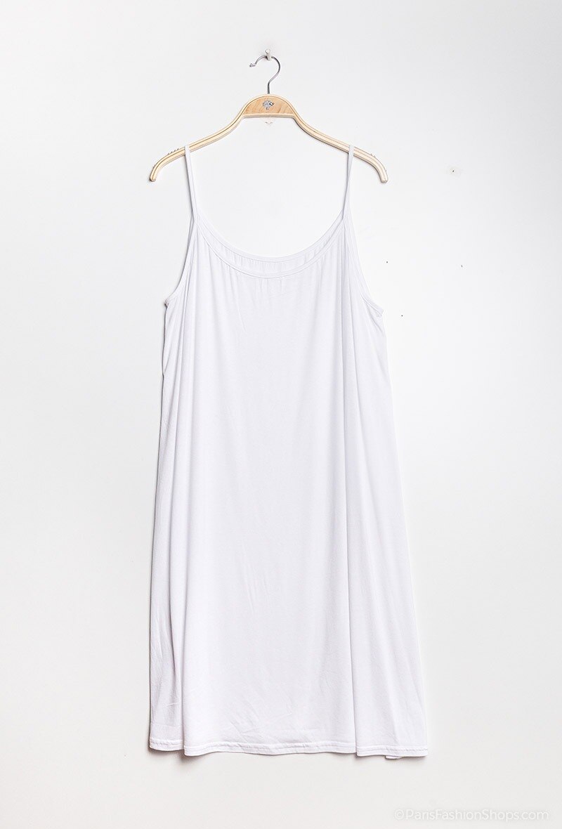 Plus Size Tank Top Klänning/Nattklänning