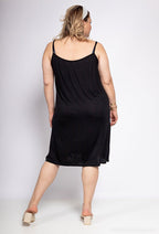 Plus Size Tank Top Klänning/Nattklänning