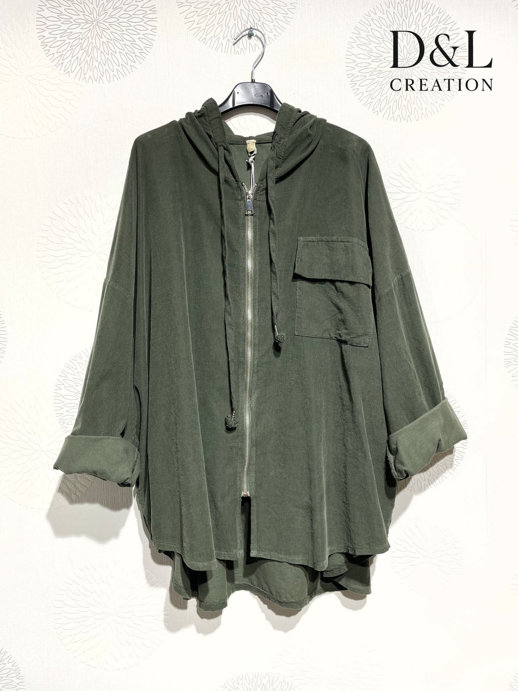 Plus Size Hooded velvet vest with pockets size 38 to 58