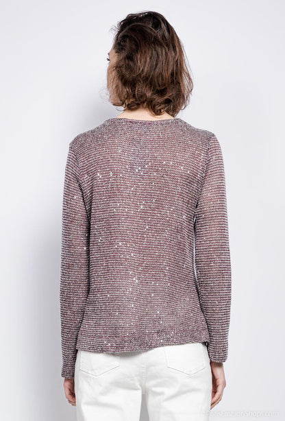 Plus Size Glitter Cardigan