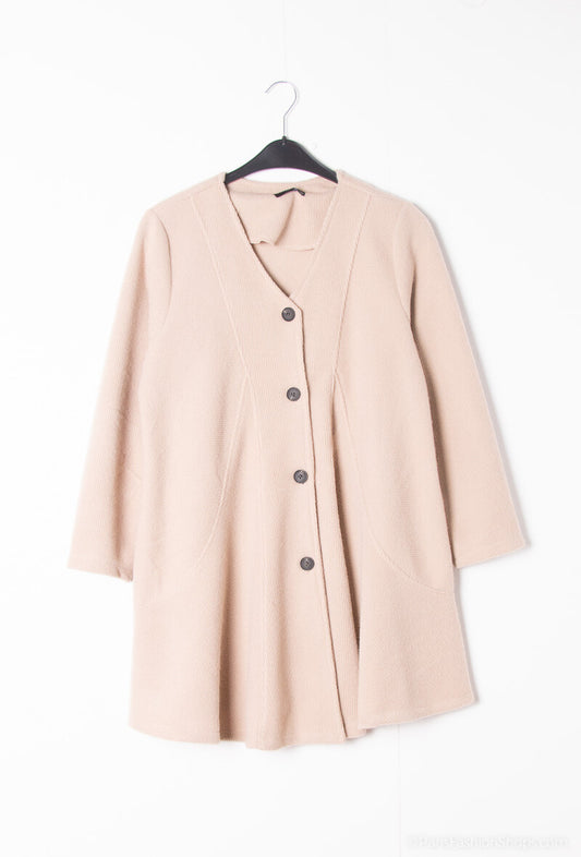 Plus Size Pocket Vest för Eleganta Vintrar