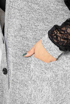 Plus Size Zippered Vest