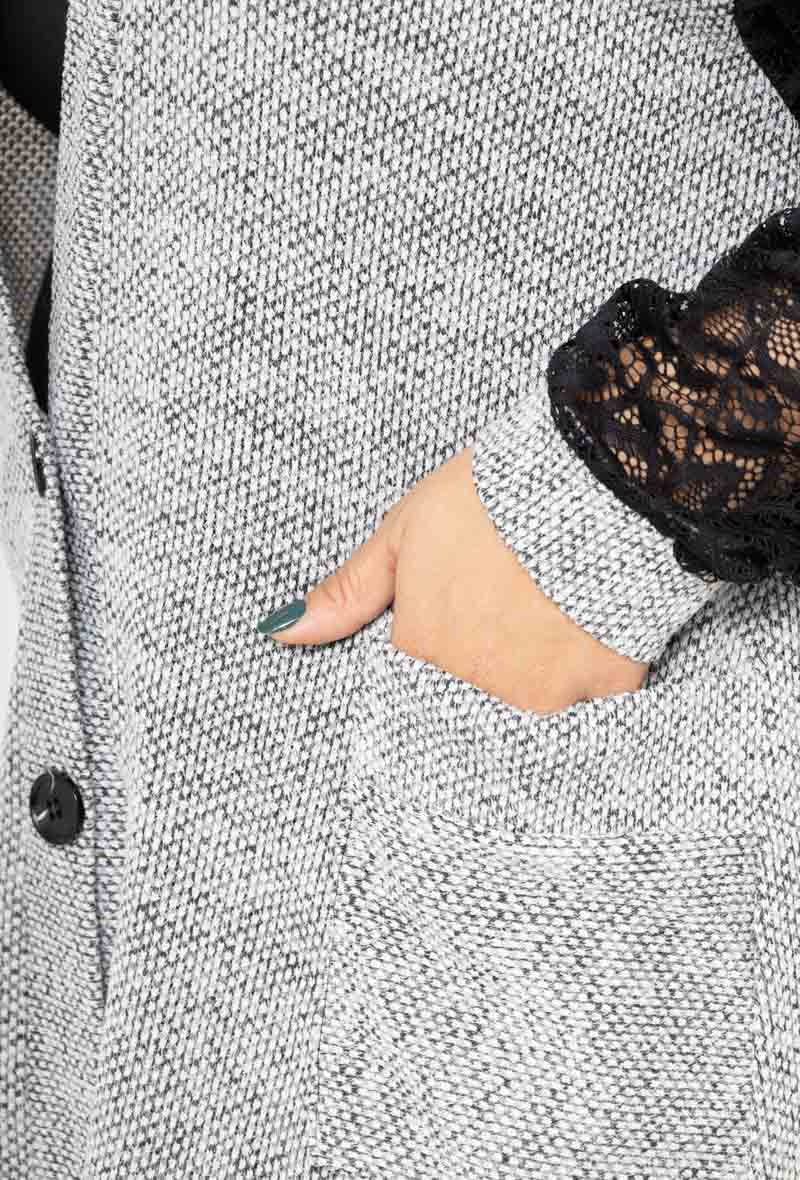 Plus Size Zippered Vest