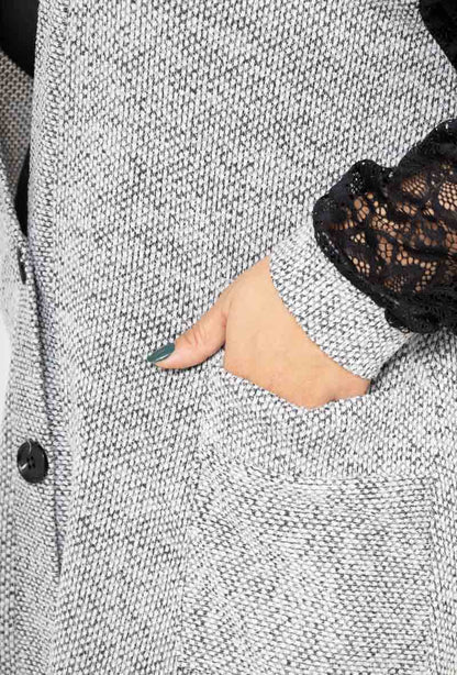 Plus Size Zippered Vest