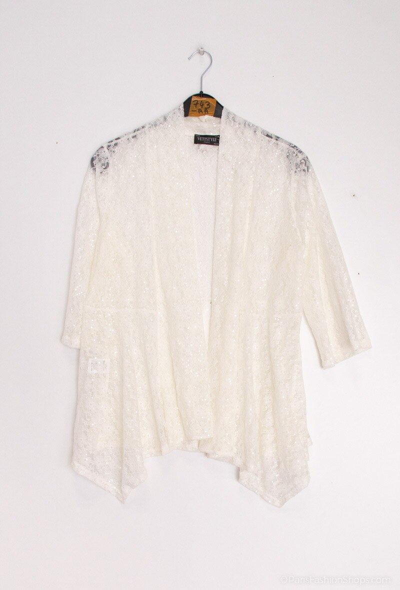Plus Size Vest with sequins