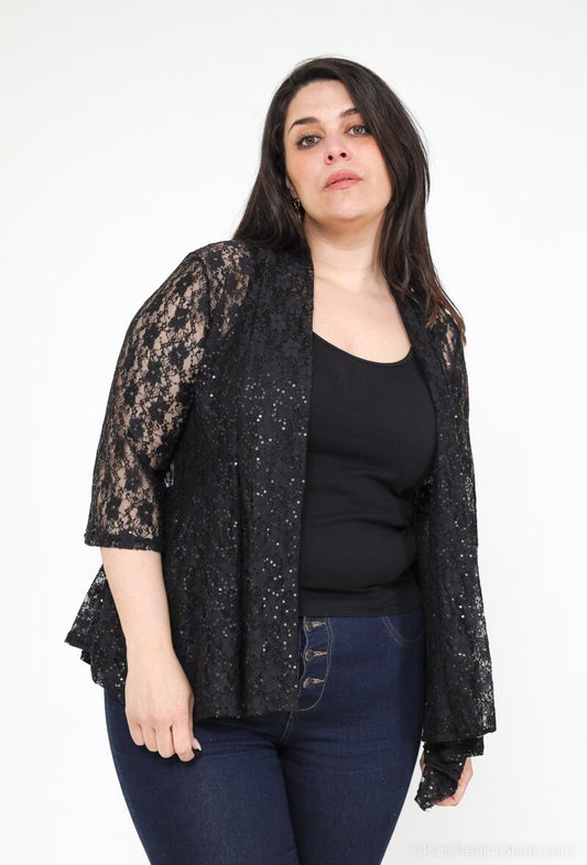 Plus Size Sequin Vest for Stylish Women