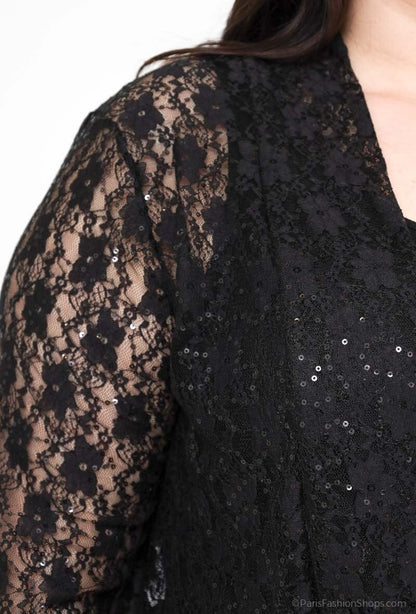Plus Size Sequin Vest for Stylish Women