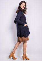 Plus Size Kofta med Knappar
