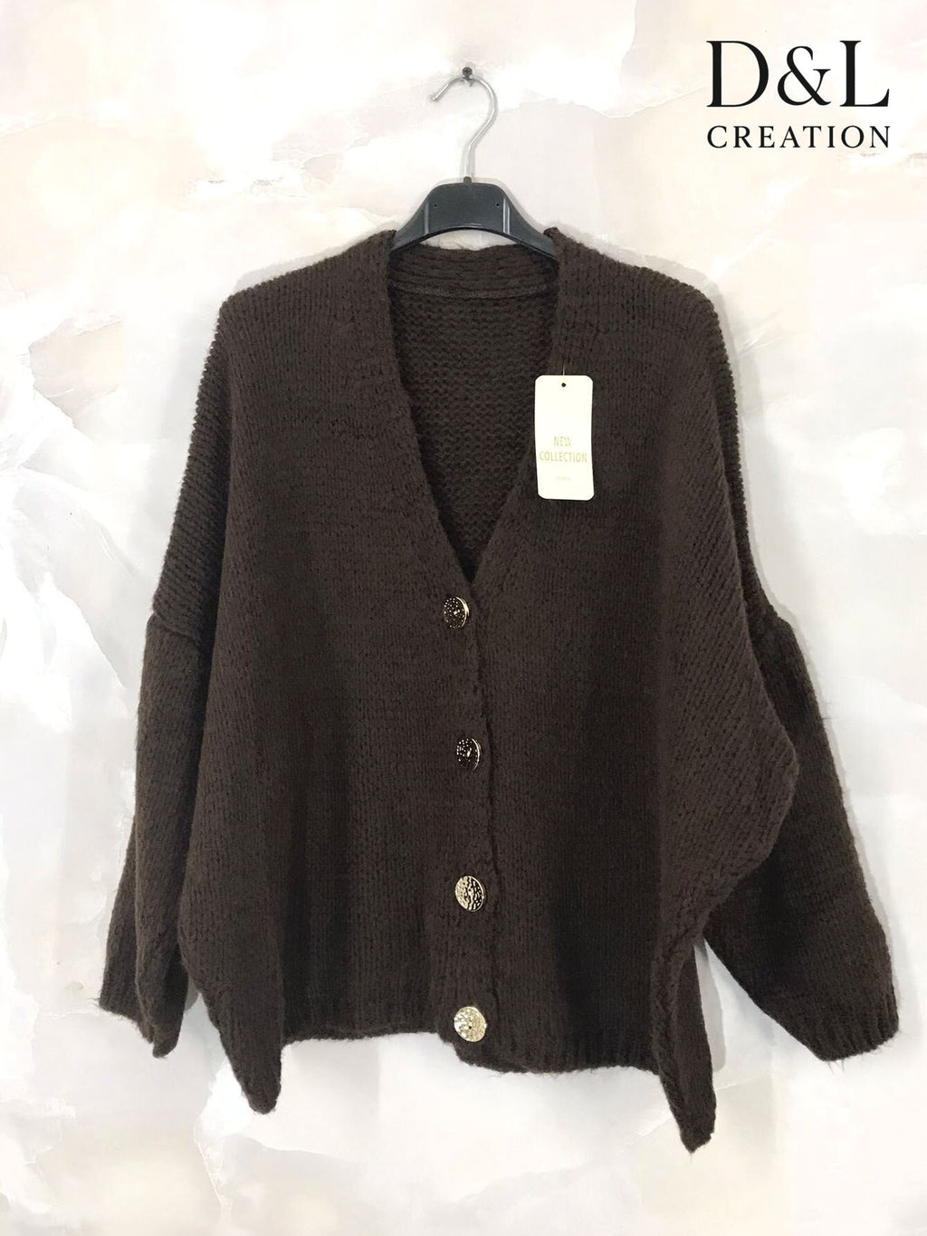 Plus Size Ultra-soft Knäppbar Fleece Cardigan