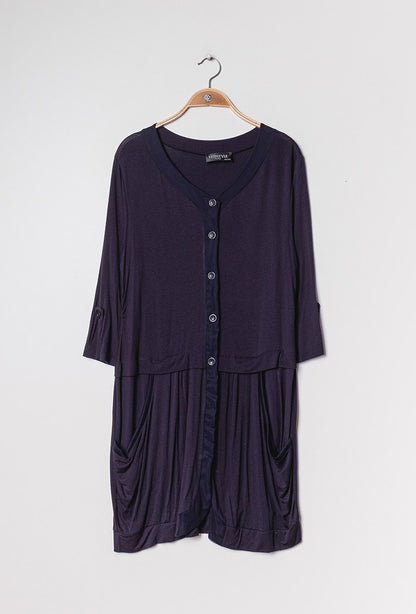 Plus Size Buttoned jacket