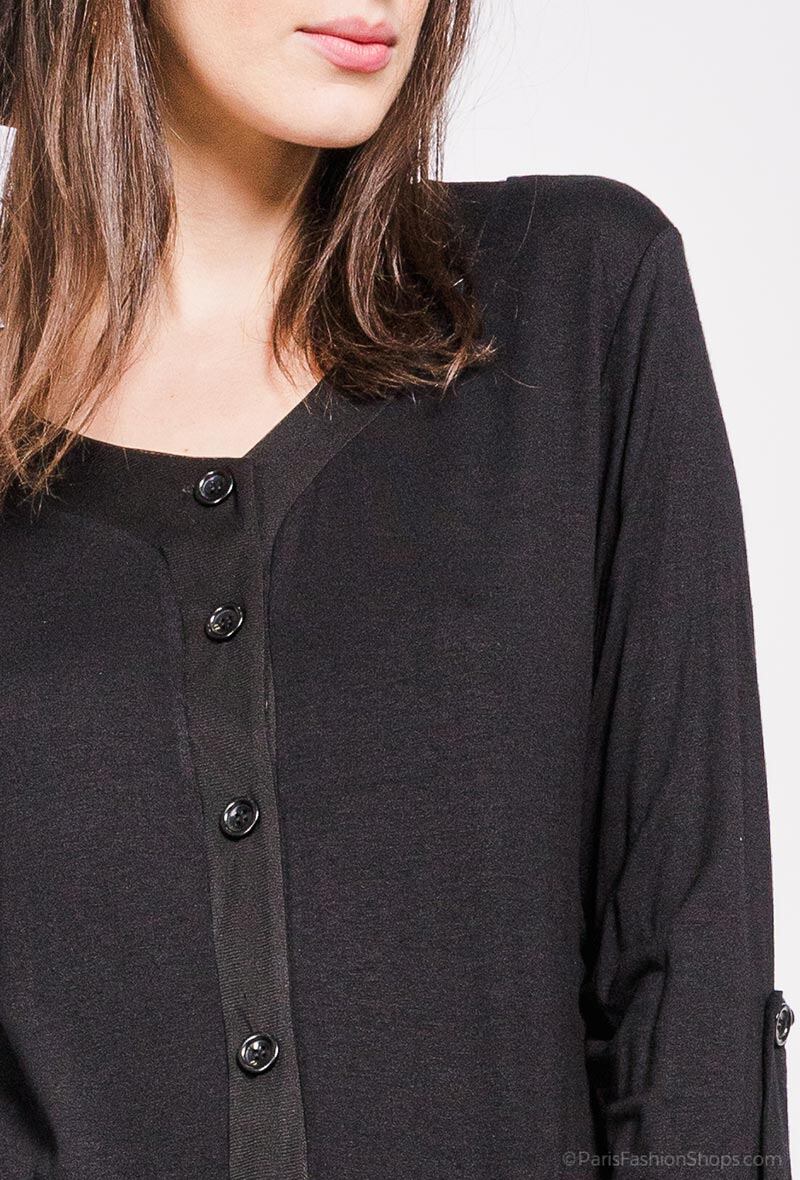 Plus Size Knappt Jacka