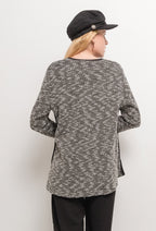 Plus Size Shiny Cardigan