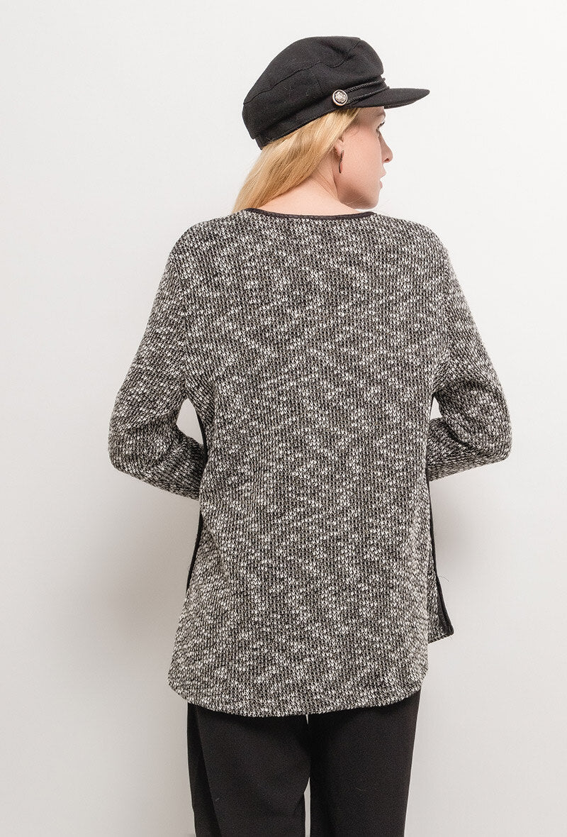 Plus Size Shiny Cardigan