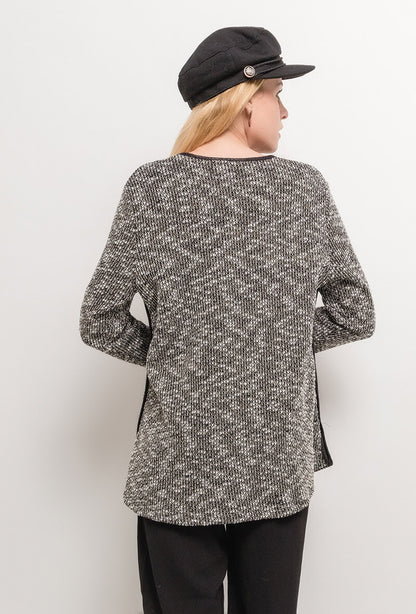 Plus Size Shiny Cardigan
