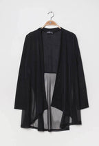 Plus Size Shiny cardigan