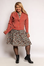 Plus Size Cropped Wrap Cardigan