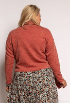 Plus Size Cropped Wrap Cardigan