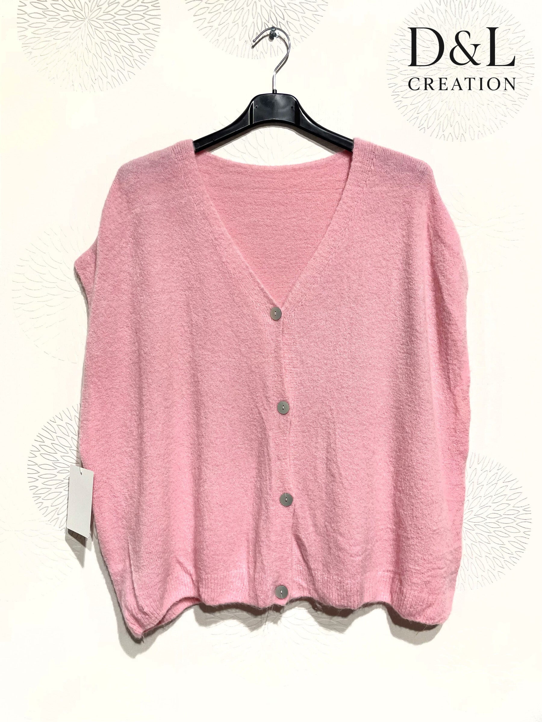 Sleeveless cropped cardigan with alpaca