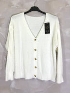 Plus Size Ultra Soft and Elastic V-Neck Cardigan