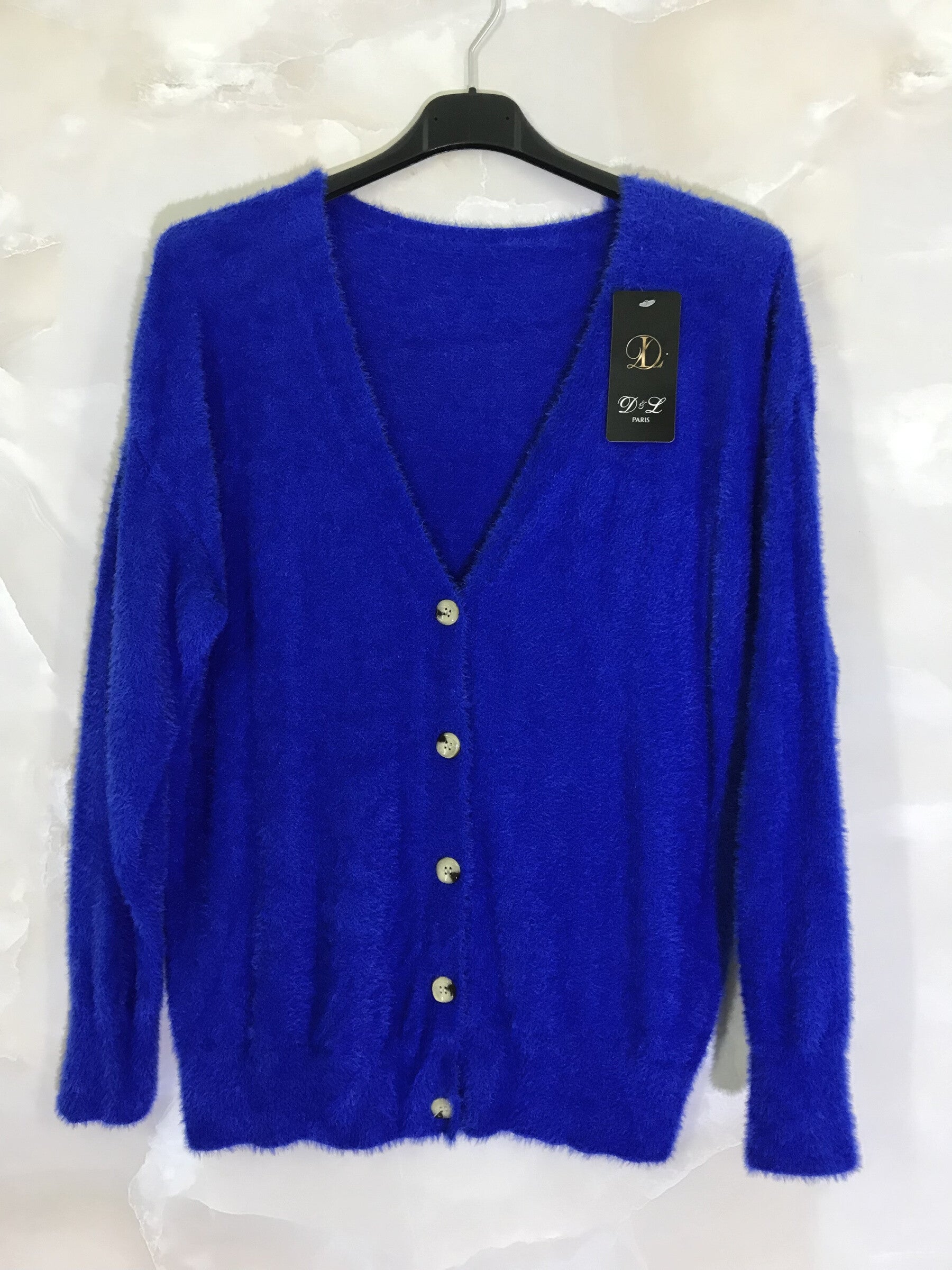 Plus Size Ultra Soft and Elastic V-Neck Cardigan