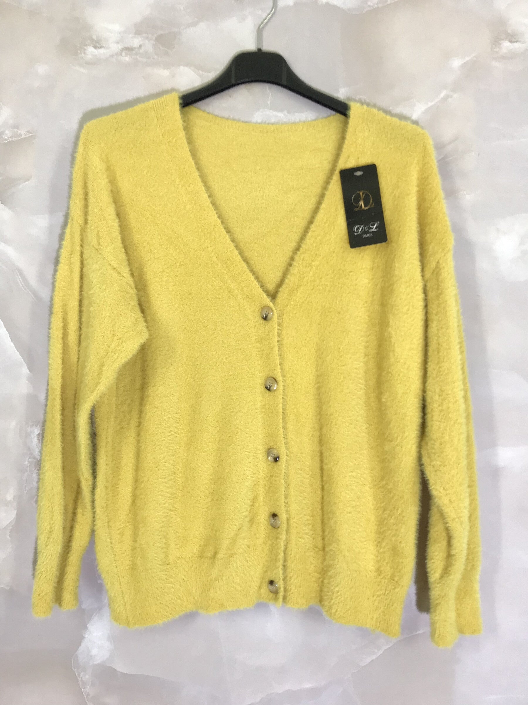 Plus Size Ultra Soft and Elastic V-Neck Cardigan