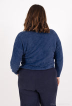 Plus Size Ultra Soft and Elastic V-Neck Cardigan