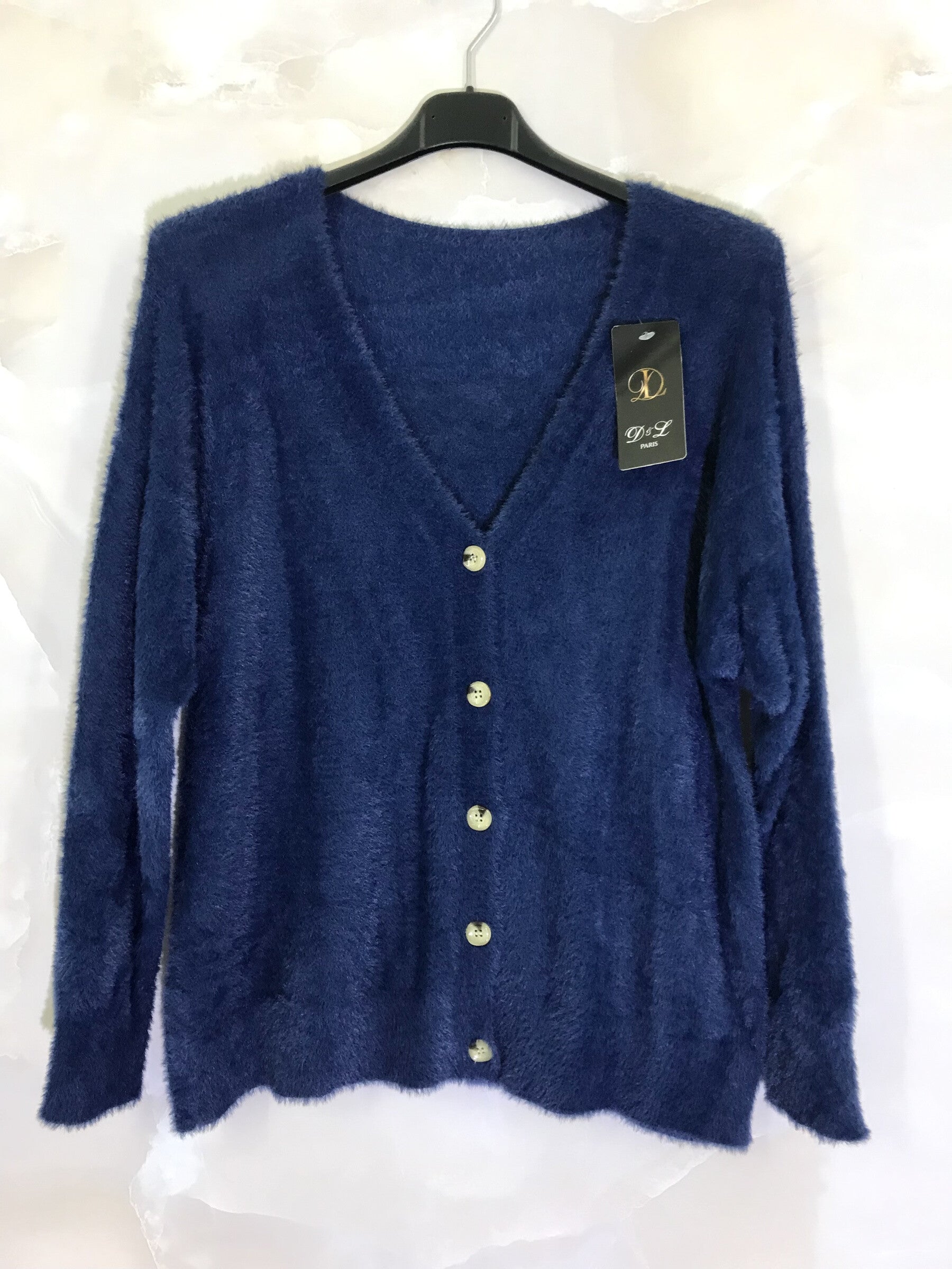 Plus Size Ultra Soft and Elastic V-Neck Cardigan