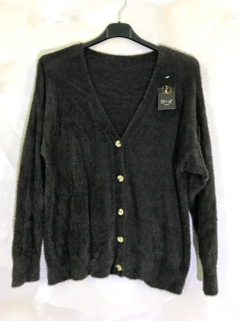 Plus Size Ultra Soft and Elastic V-Neck Cardigan
