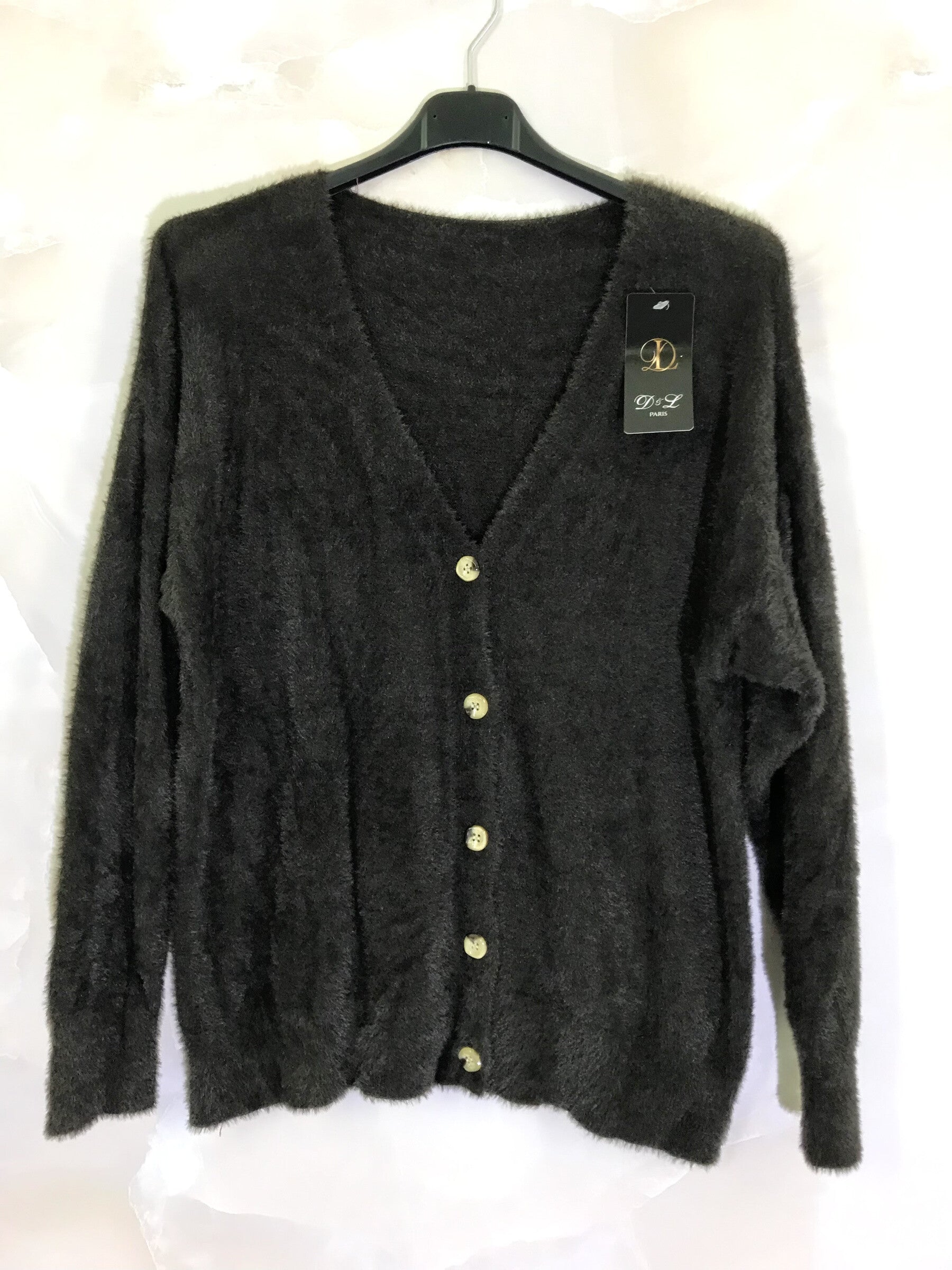 Plus Size Ultra Soft and Elastic V-Neck Cardigan
