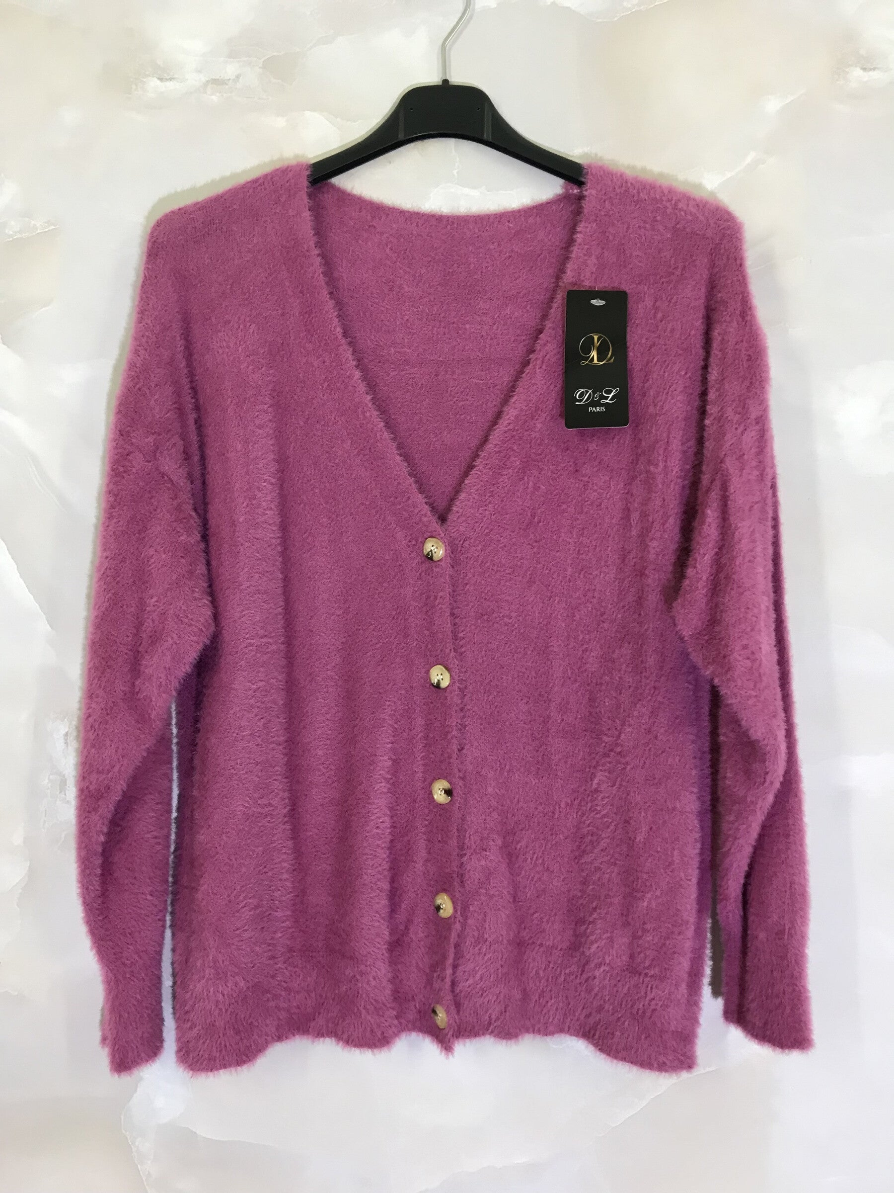 Plus Size Ultra Soft and Elastic V-Neck Cardigan