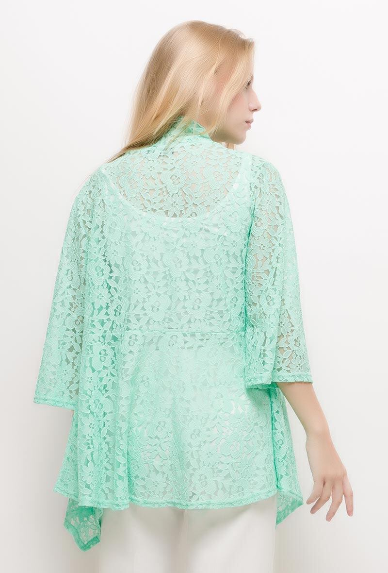 Plus Size Lace Cardigan