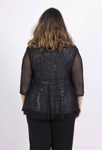 Plus Size Fishnetväst