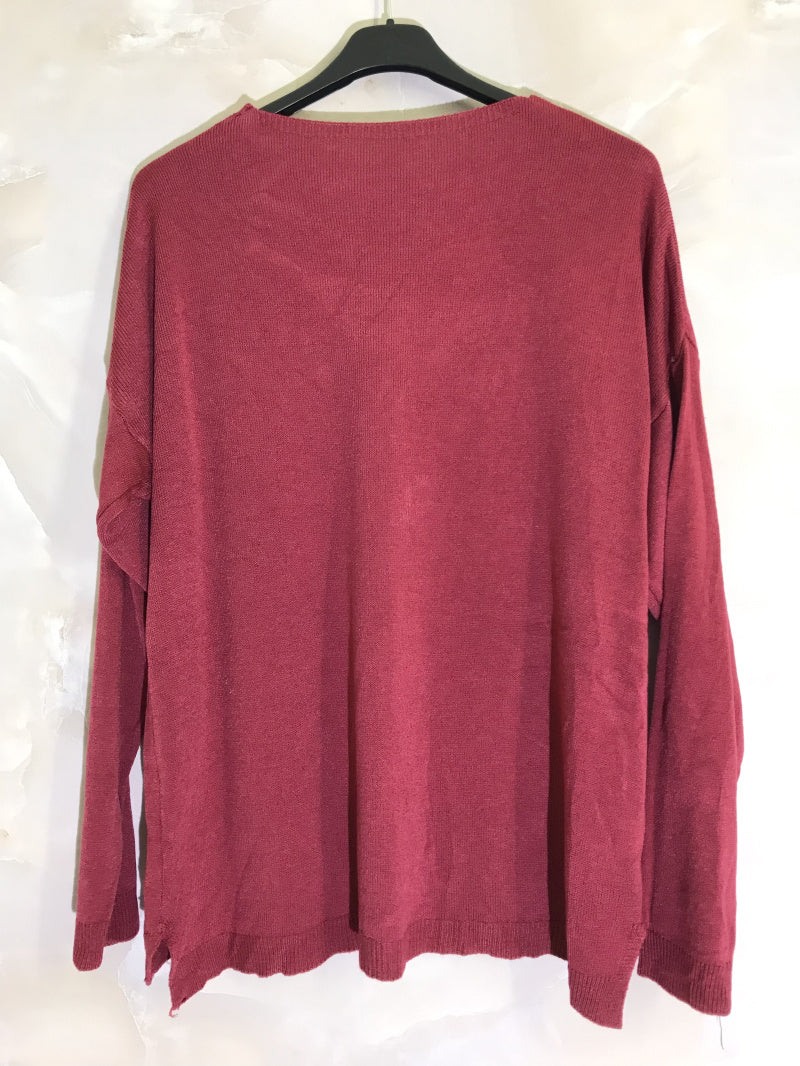 Plus Size Tunn Knäppt Väst med Fickor