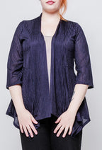 Plus Size Finribbad Cardigan