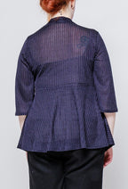 Plus Size Finribbad Cardigan