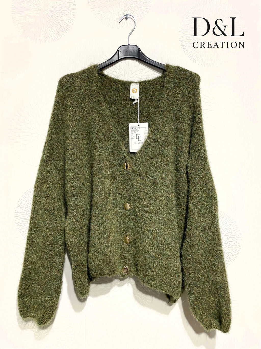 Ultra-soft plus size cardigan med alpaca T40 till T54 i Stor Storlek