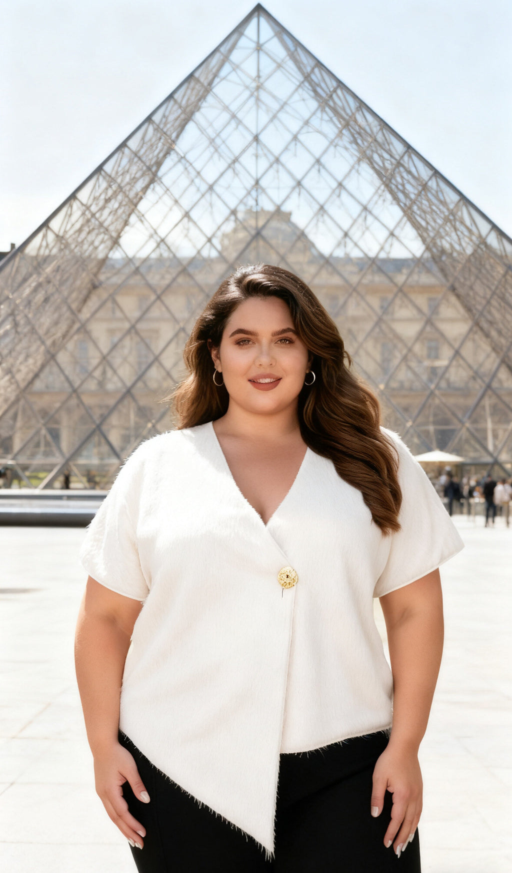 Plus size cardigan i Stor Storlek