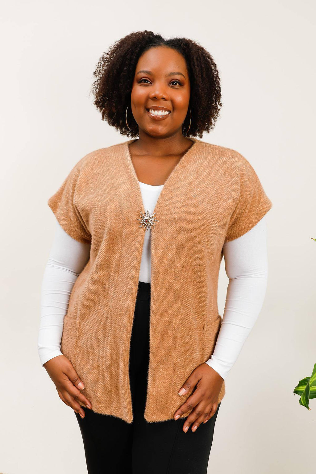 Plus size cardigan i Stor Storlek