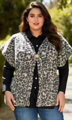 Plus size cardigan i Stor Storlek