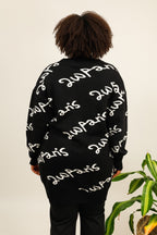 Plus size cardigan i Stor Storlek